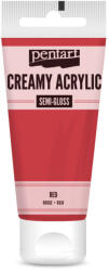  Krémes akrilfesték, selyemfényű - piros