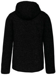 Proact PA365 kapucnis cipzáras vastag férfi pulóver bolyhos belsővel Proact, Dark Grey Melange-2XL (pa365dagm-2xl)