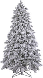 Hessa Brad Artificial Snowy Nins cu Zapada 551 Ramuri 3D PE si 2D PVC Alb/Verde 200 cm (QC215-200)