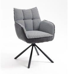 Fortrade Ringo 1 szék (pepita + sötétszürke) - smartbutor
