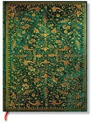 Paperblanks butikkönyv GRANDE PB1311-3 vonalas Nature’s Grace, Emerald Flower