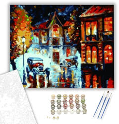  Esti Forgalom - számfestő készlet - 40×50 cm (Keretre feszítve)