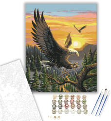  Sasok - számfestő készlet - 40×50 cm (Keretre feszítve)