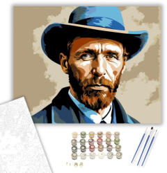  Időtlen Alakzatok - számfestő készlet - 40×50 cm (Keretre feszítve)