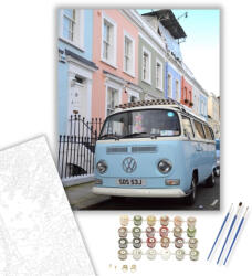  Esztétikus Volkswagen - számfestő készlet - 40×50 cm (Keretre feszítve)