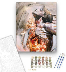  Belső tűz - számfestő készlet - 40×50 cm (Keretre feszítve)