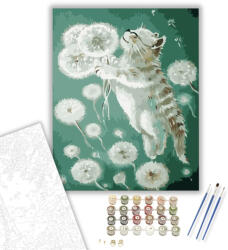 Számfestő Boldogság - számfestő készlet - 40×50 cm (Keretre feszítve) (crea092-40X50-KF)