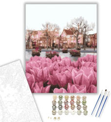 Számfestő Virágzás - számfestő készlet - 40×50 cm (Keretre feszítve) (crea1356-40X50-KF)