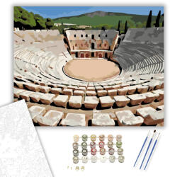 Számfestő Epidauroszi Ősi Színház - számfestő készlet - 40×50 cm (Keretre feszítve) (crea6844-40X50-KF)