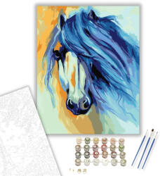 Számfestő Ló sörény - számfestő készlet - 40×50 cm (Keretre feszítve) (crea525-40X50-KF)