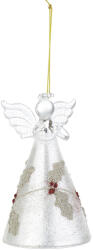 Bizzotto Set 6 ornamente Inger brad Craciun sticla multicolora Sibyl Ø7, 5x12, 5h (0976248)