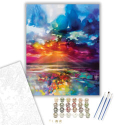  A Nap Energiája - számfestő készlet - 40×50 cm (Keretre feszítve)