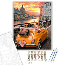 Számfestő Utazás - számfestő készlet - 40×50 cm (Keretre feszítve) (crea1069-40X50-KF)