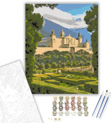  El Escorial Monostor - számfestő készlet - 40×50 cm (Keretre feszítve)