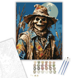 Számfestő Holdfényes madárijesztő - számfestő készlet - 40×50 cm (Keretre feszítve) (crea3096-40X50-KF)