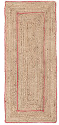 Bizzotto Covor iuta natur portocalie Ankit 60x150 cm (0608305) Covor baie