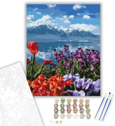  Lenyűgöző kilátás - számfestő készlet - 40×50 cm (Keretre feszítve)