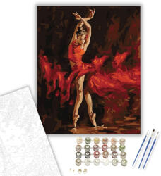 Számfestő Tüzes Tánc - számfestő készlet - 40×50 cm (Keretre feszítve) (6136-40X50-KF)