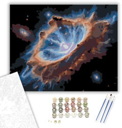  Táguló Szupernóva-Maradvány - számfestő készlet - 40×50 cm (Keretre feszítve)