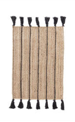 Bizzotto Covor iuta natur negru Jalaja 60x90 cm (0608310) Covor baie