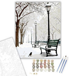  Havas Park Padokkal - számfestő készlet - 40×50 cm (Keretre feszítve)