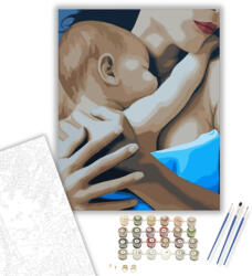 Számfestő Anya - számfestő készlet - 40×50 cm (Keretre feszítve) (crea1542-40X50-KF)