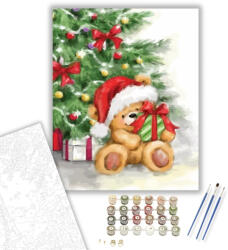  Ajándék - számfestő készlet - 40×50 cm (Keretre feszítve)