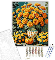  Őszi Pompa - számfestő készlet - 40×50 cm (Keretre feszítve)