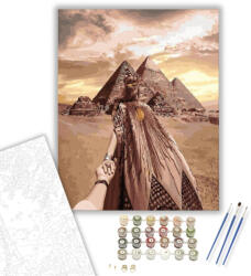 Számfestő Piramisok - számfestő készlet - 40×50 cm (Keretre feszítve) (crea1283-40X50-KF)