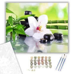 Számfestő Nyugalom - számfestő készlet - 40×50 cm (Keretre feszítve) (crea118-40X50-KF)