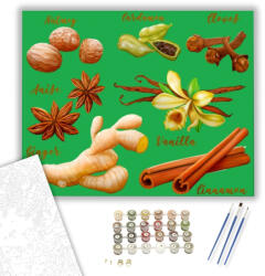  Az édes illatokhoz - számfestő készlet - 40×50 cm (Keretre feszítve)