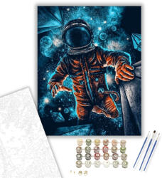 Számfestő Az Elveszett Űrhajós - számfestő készlet - 40×50 cm (Keretre feszítve) (dream042-40X50-KF)