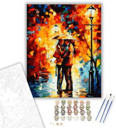 Számfestő Őszi Szerelem - számfestő készlet - 40×50 cm (Keretre feszítve) (6582-40X50-KF)