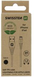 SWISSTEN Cablu de date Swissten USB/Lightning Negru 12m (pachet Eco)