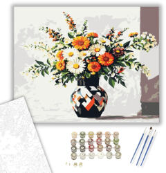 Számfestő Pasztell virágzás - számfestő készlet - 40×50 cm (Keretre feszítve) (crea_virag_1280-40X50-KF)