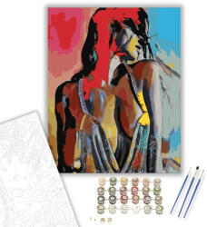  Szenvedélyes - számfestő készlet - 40×50 cm (Keretre feszítve)