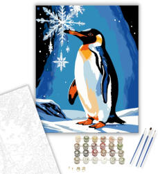  Jeges Csoda - számfestő készlet - 40×50 cm (Keretre feszítve)
