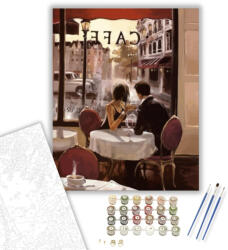 Számfestő Légyott - számfestő készlet - 40×50 cm (Keretre feszítve) (crea1263-40X50-KF)