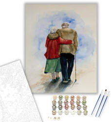  Mindörökké - számfestő készlet - 40×50 cm (Keretre feszítve)