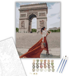  Úton - számfestő készlet - 40×50 cm (Keretre feszítve)