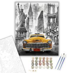  New York - számfestő készlet - 40×50 cm (Keretre feszítve)