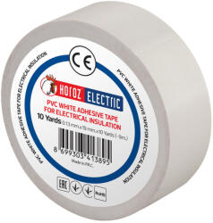 Horozk Electrik Bandă izolatoare PVC 19mmx9m albă | HOROZ