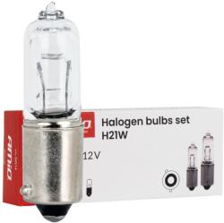 AMiO Bec Halogen H21W, 12V 21W, set 10 bucati, pentru pozitie, marsarier, DRL, piese auto (04514)