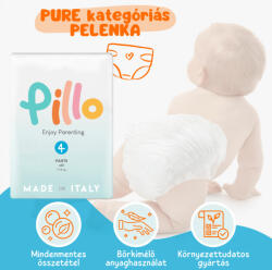 Pillo mindenmentes PURE bugyipelenka 4 (maxi), 9-14 kg, 22 db