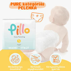 Pillo mindenmentes PURE pelenka 3 (midi), 6-10 kg, 28 db