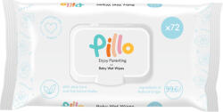 Pillo nedves törlőkendő, bio aleo verával és aktív zabvízzel, 72 db