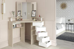 PRS-FRANCE Öltözőasztal tükörrel és világítással Édes (PRS008-2019)