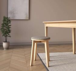 Viko design Kárpitozott széklet TB bükk, szürke (VK0025-2025)