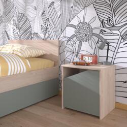 PRS-FRANCE Shelter olíva színű gyermek éjjeliszekrény (PRS0060-2024)