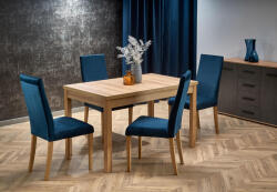 VIKO-design-TOP Étkezőgarnitúra kanapéasztal és négy szék Diego blue (VK0079-2023)